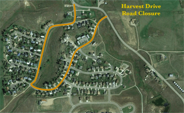 Harvest Drive Road Closure